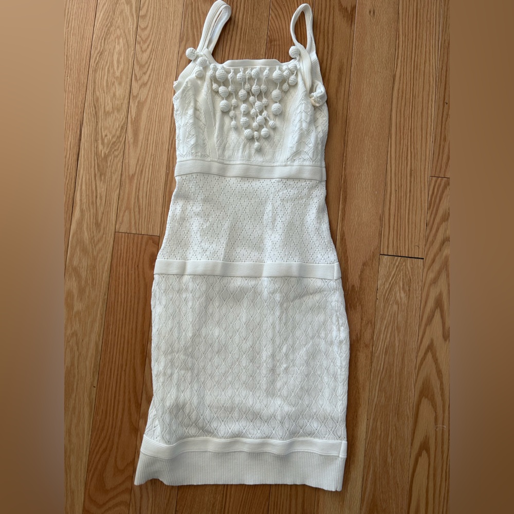 White Knit Dress